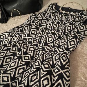 Nw/oT Brooks Brothers Ikat b&w dress w/pockets